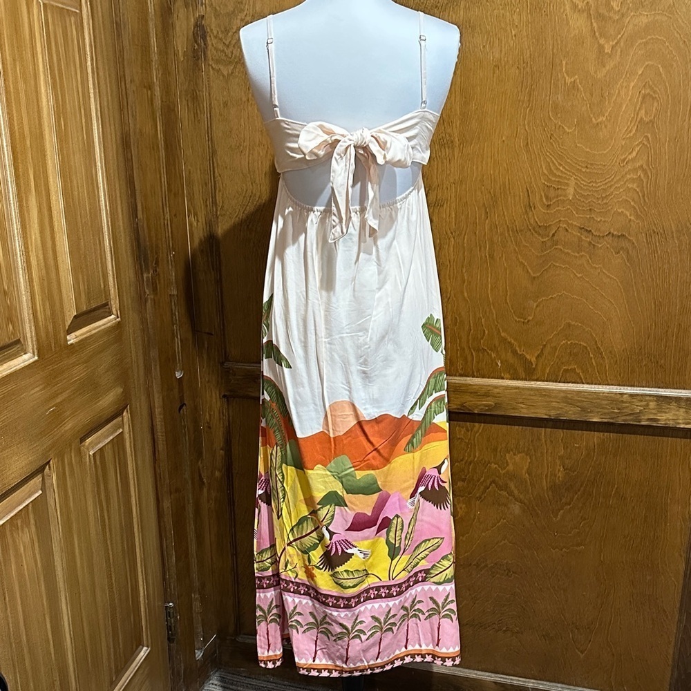 Paper Heart Palm Landscape Tie Back Dress Size XL – NWT - Picture 2 of 8
